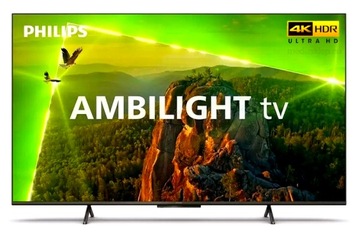 Philips 55PUS8118 55-дюймовый 4K UHD AMBILIGHT Smart WiFi LED-телевизор, черный