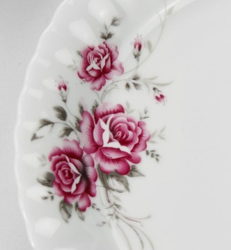 ХОДЗЕЖ ИВОНА B444 РОЗОВЫЕ РОЗЫ УЖИННЫЙ СЕРВИС 18 EL 6 ЧЕЛОВЕК ФАРФОР