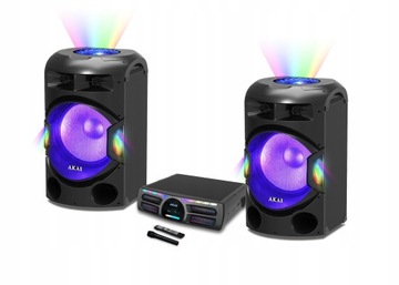 GŁOŚNIK PODWÓJNY AKAI Y3 BLUETOOTH Z MIKROFONEM