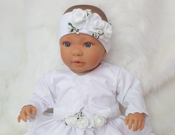 КРЕЩЕННЫЙ БАЛЛЕРО, ХЛОПОК, БЕЛЫЙ, размер 74