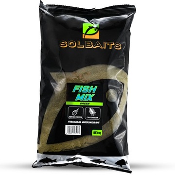 Zanęta Method Feeder Solbaits Fish Mix Green 2 kg