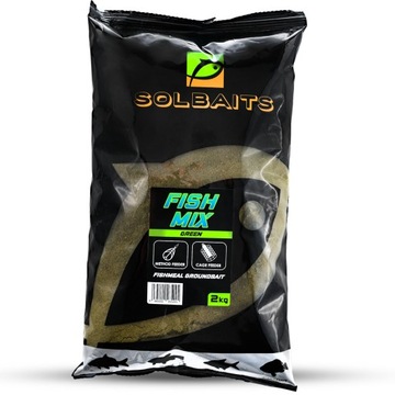 Method Feeder Solbaits Fish Mix Green 2 кг