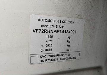 Citroen C3 Aircross  I Crossover 1.2 PureTech 110KM 2020 Citroen C3 Aircross 2020r, SALON POLSKA. 1.2Benzyna-110KM. Uszkodzony przo, zdjęcie 18