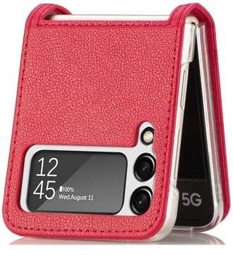Etui do Samsung Z Flip 4 5G SKÓRZANE CASE LEATHER