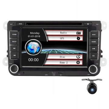 RADIO 2 DIN MP5 VW GOLF 5 B6 PASSAT Touran