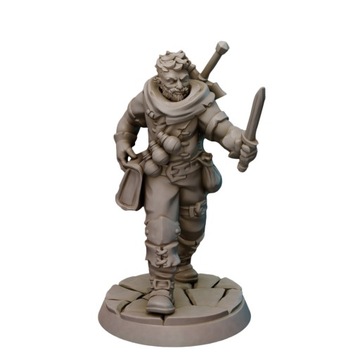 Male Bandit Robber - Bandyta Rabuś RPG DND