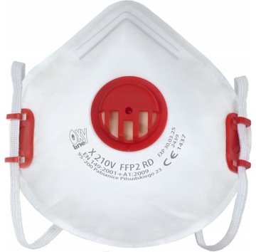 ПОЛУМАСКА ПЫЛЕМАСКА P2 ЗАЩИТНЫЙ OXYLINE X 210 В FFP2 С КЛАПАНОМ