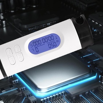 Skakanka z licznikiem kalorii/okrążeń, kolor czarny