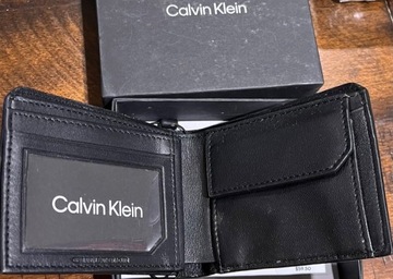 CALVIN KLEIN Portfel Męski z USA100%Org