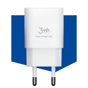 БЫСТРОЕ ЗАРЯДНОЕ УСТРОЙСТВО USB/USB-C - 3MK HYPER CHARGER 20W