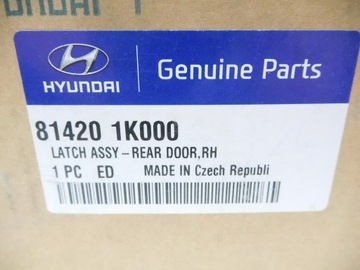 ZÁMEK DVEŘE PRAVÝ ZADNÍ HYUNDAI IX20 OE 81420-1K000