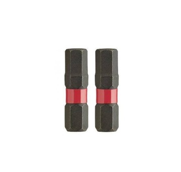 MILWAUKEE KOŃCÓWKA HEX 5 x 25mm/2szt. SHOCKWAVE uniwersalny