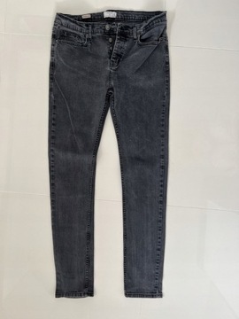 TOPMAN skinny RURKI spodnie jeans męskie W34L32