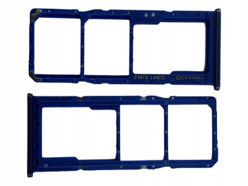 Samsung Galaxy A70 A705f ORYGINALNA SZUFLADKA KARTY SIM TACKA UCHWYT Niebie