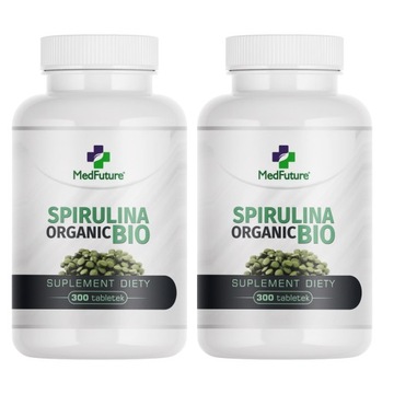 SPIRULINA ORGANIC BIO 600tab oczyszczenie detox