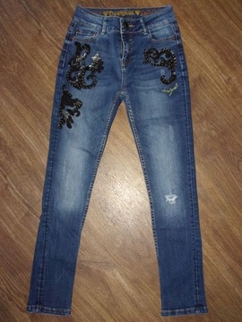 DESIGUAL spodnie jeans rozmiar 24 XS