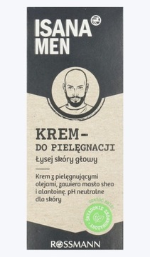 Krem do pielęgnacji, łysej skóry głowy iSANA mEN