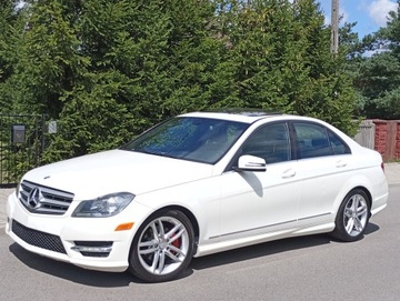 Mercedes Klasa C W205 2013 Automat Biała Perła Skóra Kamera Pakiet AMG Lift, zdjęcie 1