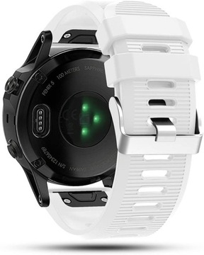 BIAŁY Silikonowy Pasek Garmin FENIX 7X Solar