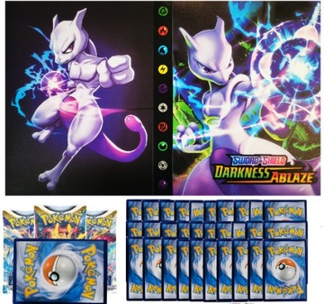 ALBUM KLASER POKEMON NA 240 KART+100 KART gratis+1