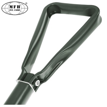 Складная военная лопата MFH Field Shovel с чехлом Pickaxe Saw +Free