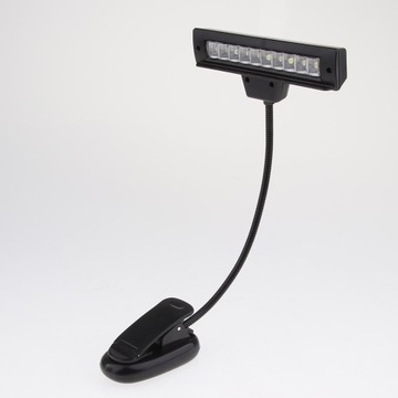Перезаряжаемая светодиодная лампа USB 10 для пюпитра для фортепиано