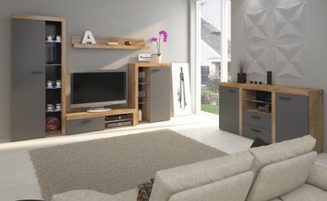 РУМБА белая стенка+комод