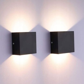 2X Lampa ścienna salon korytarz kinkiet GÓRA-DÓŁ