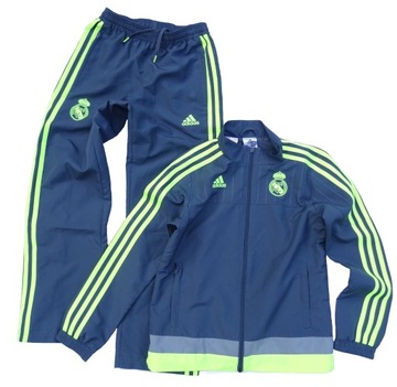 ADIDAS dres Real Madrid CF spodnie kurtka szary/limonka