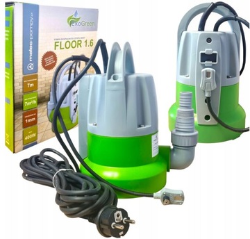 POMPA ZATAPIALNA DO WYPOMPOWANIA WODY MALEC FLOOR 1-6 400W 7000 l/h 230V