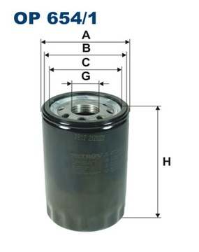 FILTRON FILTR OLEJE JAGUAR S TYP XJ8 XK8