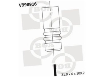 BGA V998916 VENTIL NASÁVÁCÍ