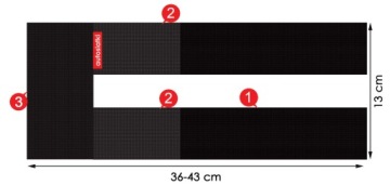 Держатель на липучке для автомобильного огнетушителя + лента - органайзер для аксессуаров
