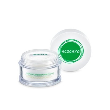 ECOCERA Puder bambusowy sypki 8g dla cery tłustej mieszanej