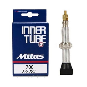 Zestaw dętek rowerowych 2x dętka MITAS FV80 700X23C/28C 23/28-622/635