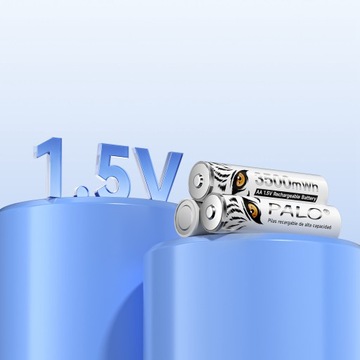 4 шт., 3500 МВтч, 1,5 В, литий-ионный аккумулятор типа АА с корпусом для аккумулятора типа АА