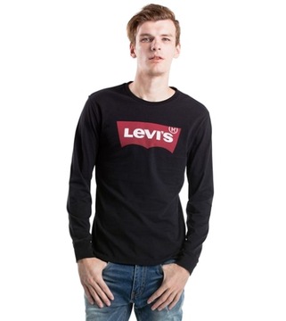 Levis Męska koszulka z długim rękawem LS GRAPHIC TEE 36015-0013-XXS