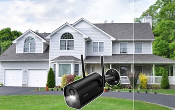 Уличная камера Аккумулятор WiFi IP 2K 3MPx 4xZoom Черный для 15000мАч 2шт.