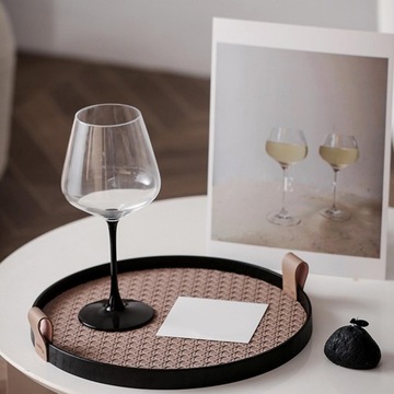 Ретро лоток для хранения, органайзер, тарелка для хранения, декоративный декор стола, коричневый