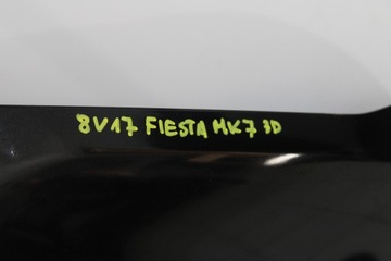 FORD FIESTA MK7 08R- KAPOTA KRYT MOTORU D9