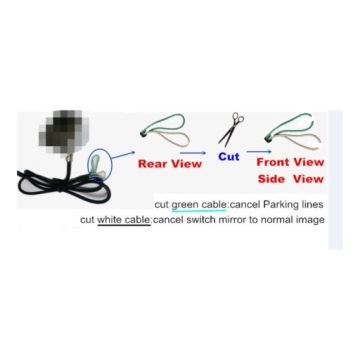 Универсальная передняя и задняя металлическая светодиодная камера IP68 170