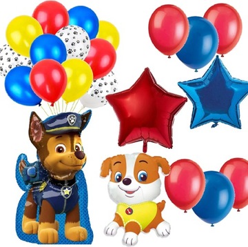 BALONY urodziny zestaw DEKORACJI PAW PSI PATROL