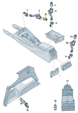 КРЫШКА РОЗЕТКИ ПРИЖИГАЛА 12В 4H0919311