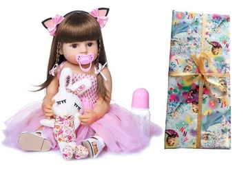 REALISTYCZNA LALKA AKCESORIA WYSOKA JAKOŚĆ 55CM