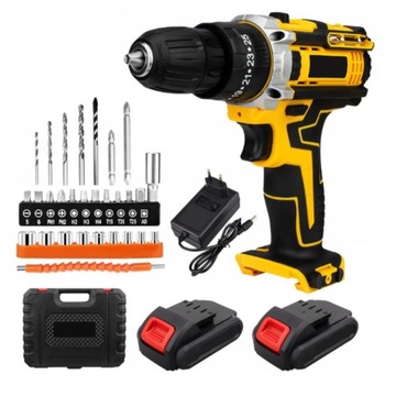 АККУМУЛЯТОРНАЯ Дрель-шуруповерт 21В НАБОР ИЗ 2 АККУМУЛЯТОРОВ 2 Ач + ЧЕХОЛ