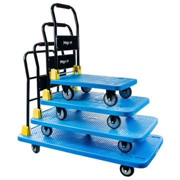 Wózek transportowy platformowy SKŁADANY 500KG MAGAZYNOWY platforma 109x64cm