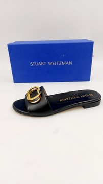 Stuart Weitzman Klapki skórzane Caicos R.37 ST52L