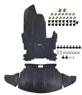 BMW 5 E60/E61 osłona pod silnik, skrzynię + spinki