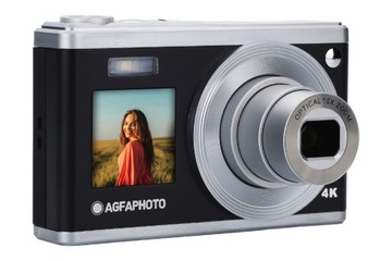 Цифровая камера AGFAPHOTO DC9200, 50 МП, видео 4K, 10-кратный оптический зум, два экрана