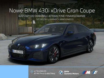 BMW Seria 4 G22-23-26 Coupe 2.0 430i 245KM 2025 BMW Seria 4 30i xDrive Gran Coupe 245 KM - Gotowy do Odbioru - Kamera 360